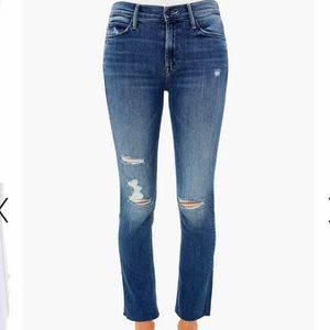 Mother - the mid rise jazzier ankle gray jeans